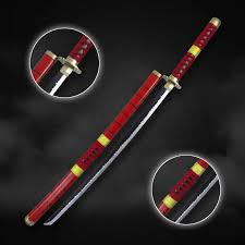 One Piece-Shusui Style Anime Bamboo Wooden Katana – Cosplay Collectible Prop