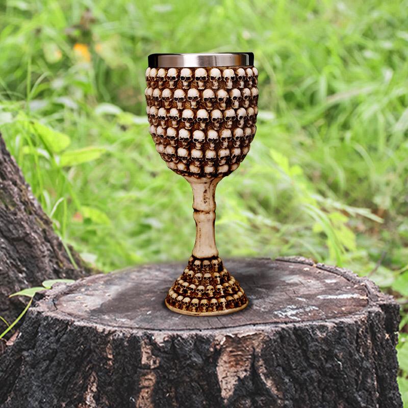 Bone Legion Skull Goblet – Stainless Steel Chalice