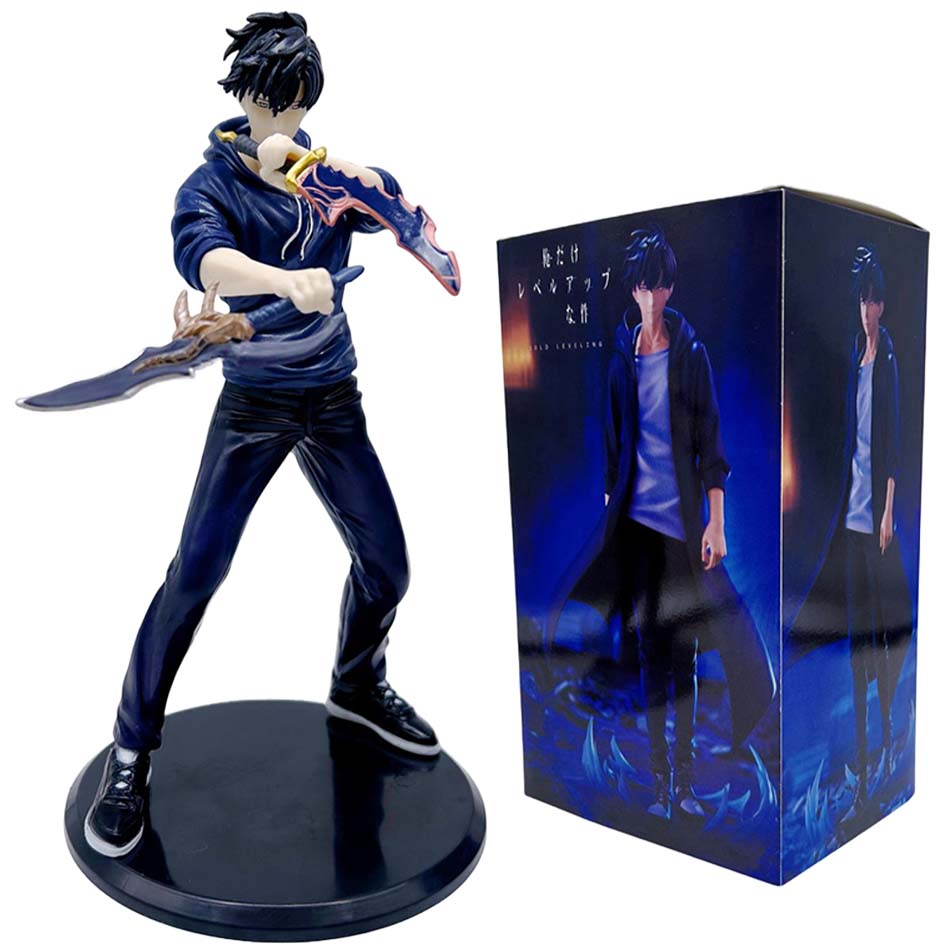 Solo Leveling Sung Jinwoo Necromancer King Dual Daggers Figure