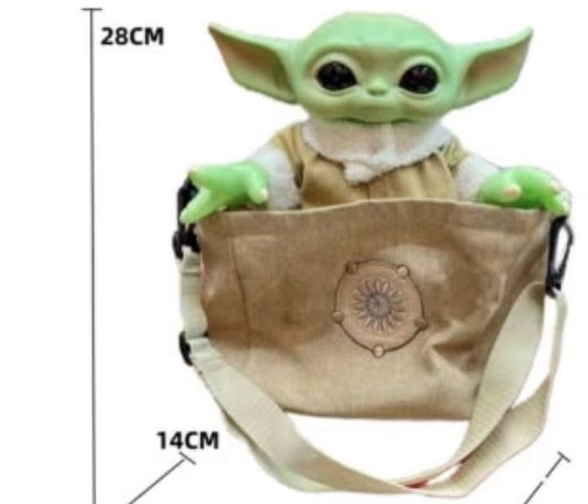 Space Baby Collectible Figure with Carry Bag – 28 cm Soft Display Toy
