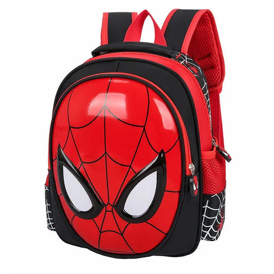 Spider Hero 3D Kids School Backpack – Cartoon Character Design - Drakon Lifestyle India