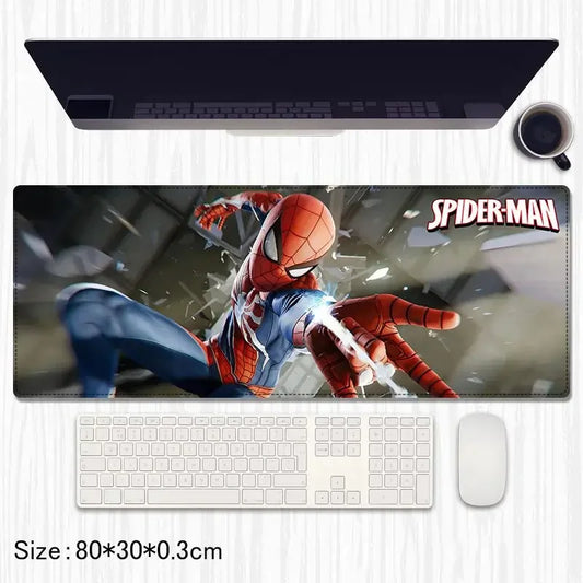 Spider-Man Web Attack Desk Mat - PS4 Swing Strike Gaming Pad