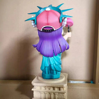 Statue of Liberty Arale – 16.5 cm Cute PVC Figure with Base