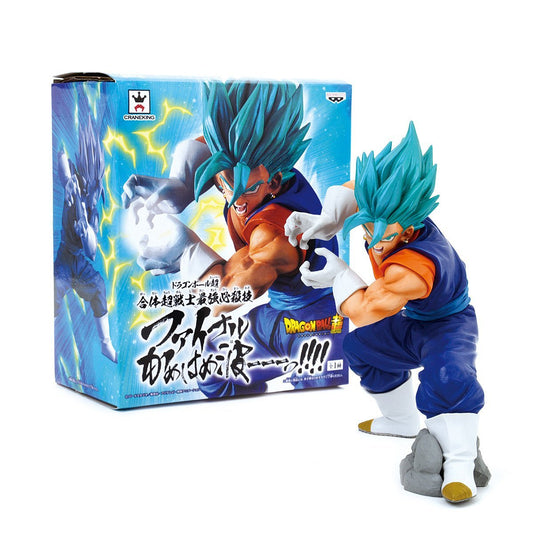 Super Vegito Final Blast – 19 cm Blue Hair Fusion Warrior PVC Figure