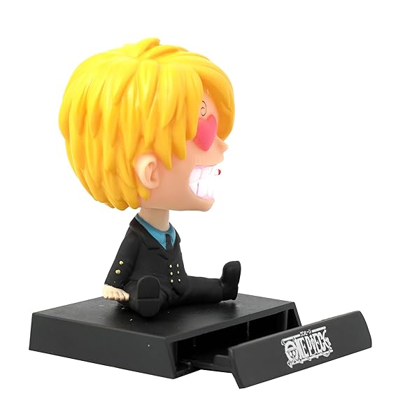Vinsmoke Sanji Bobblehead – 11 cm One Piece Figure with Logo Base