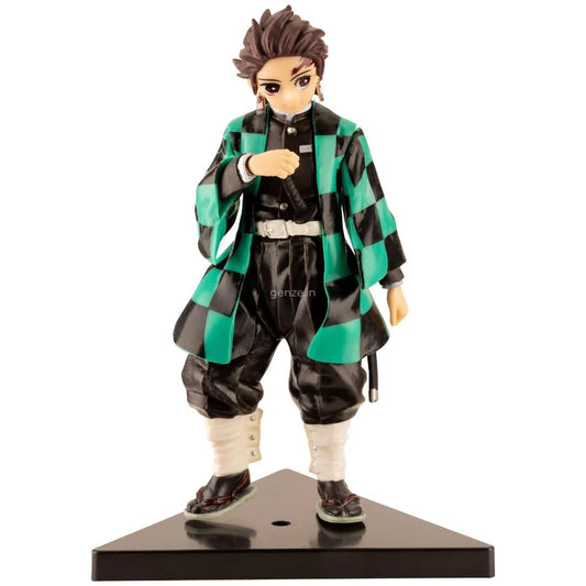 Demon Slayer Tanjiro Kamado Checkered Haori PVC Figure