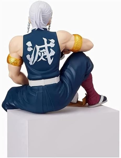 Tengen Uzui Sitting Demon Slayer Figure – 15 cm Anime Collectible