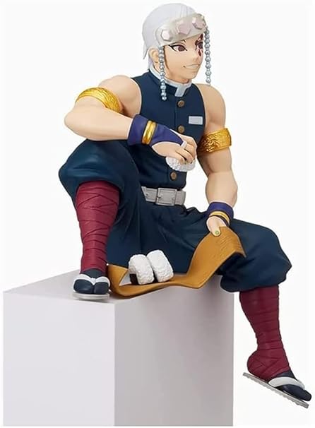 Tengen Uzui Sitting Demon Slayer Figure – 15 cm Anime Collectible