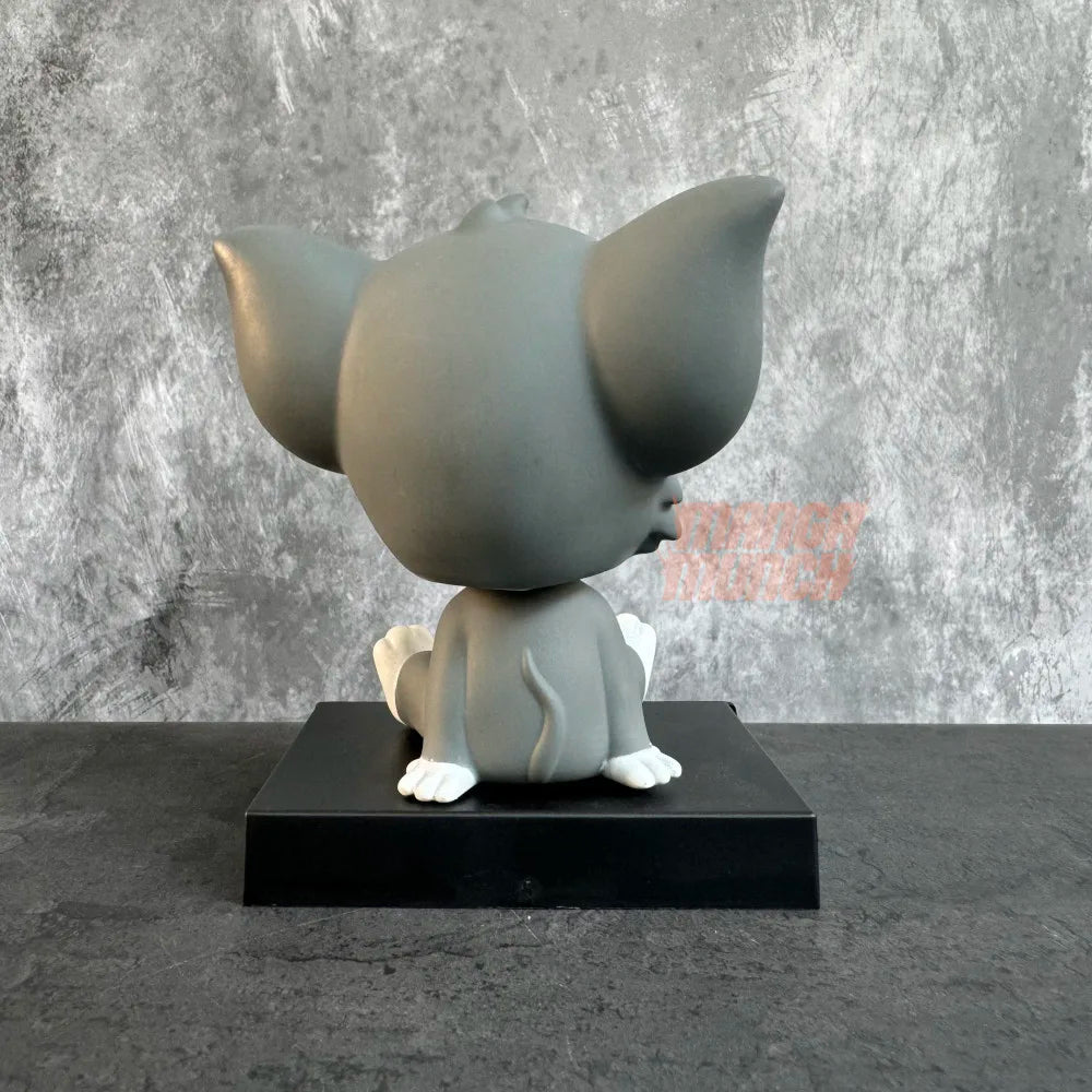 Tom Cat Bobblehead – 11 cm Classic Cartoon Figure on Nameplate Base