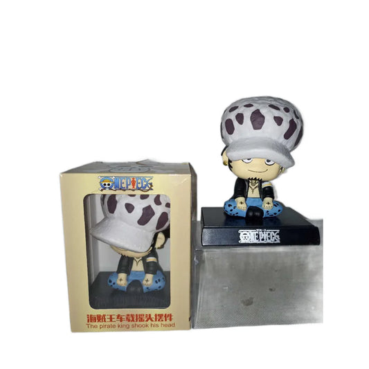 One Piece Trafalgar Law Spotted Hat Bobblehead Figure