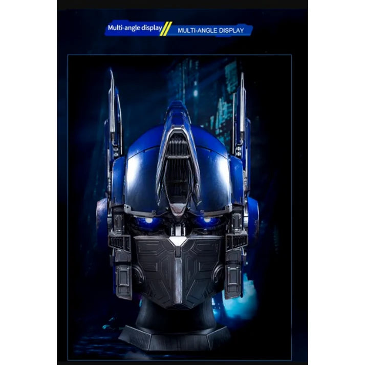 Optimus Prime helmet detailing close up premium Transformers wearable collectible