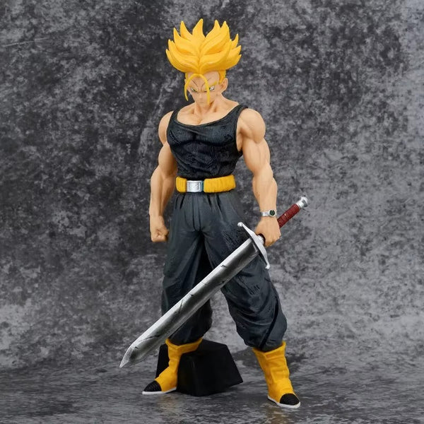Dragon Ball Z Super Saiyan Trunks 26 cm Figure with Sword – Black Tank Outfit