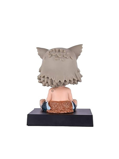 Inosuke Hashibira Bobblehead – 11 cm Demon Slayer Figure on Logo Base