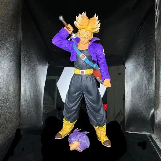Trunks Sword Action Figure with Extra Head – 45 cm Dragon Ball Z Collectible - Drakon Lifestyle India