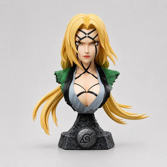 Tsunade Senju Bust Figure 15 cm – Naruto Anime Display Statue
