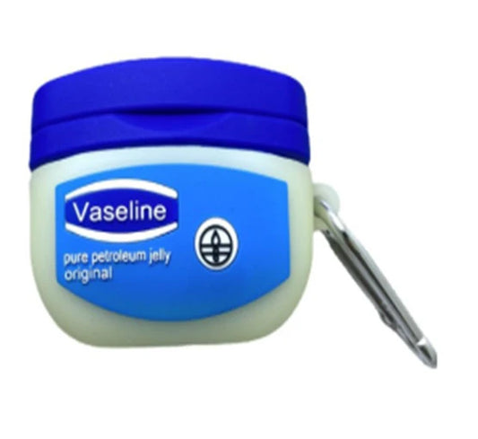 Vaseline Jar AirPods Pro Silicone Case with Keychain – Cute Cartoon Cover