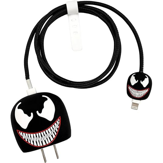 Venom 20W iPhone Silicone Charger Cover – Marvel Villain Protector Set