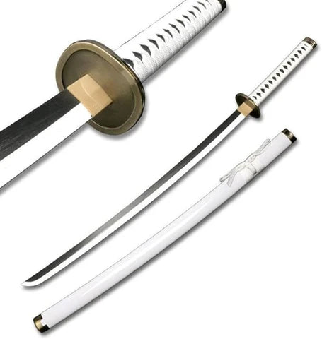 One piece - Zoro Wado Ichimonji White Anime Wodden Katana – Cosplay Collectible Prop