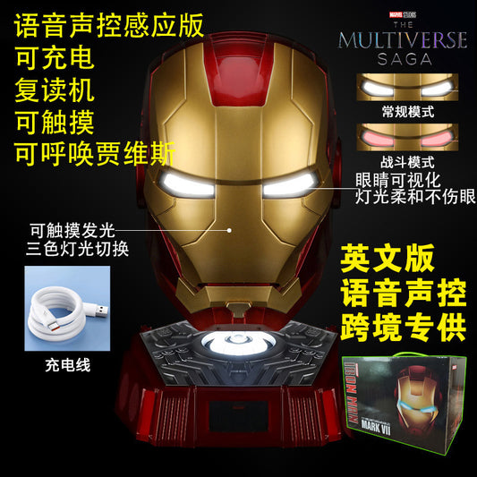 Iron Man Wearable Helmet with Touch Sensor & LED Lights