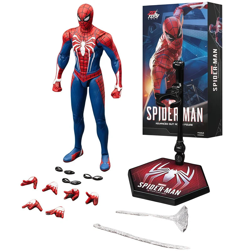 Spider-Man Advanced Suit 1:9 Scale Action Figure – Full Accessories Set