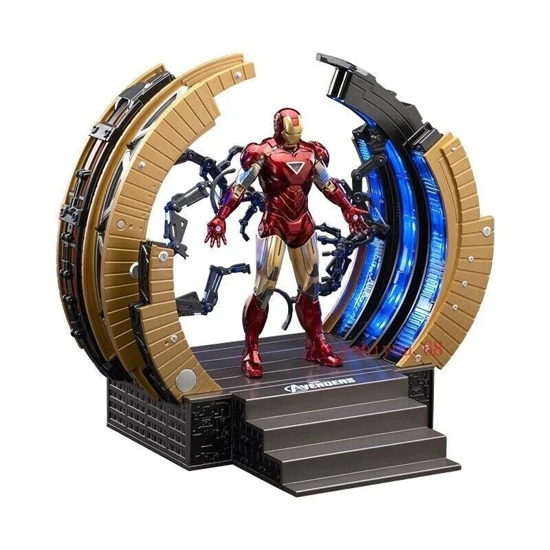 Iron Man Mark 6 with Suit-Up Gantry 1/10 – Marvel Deluxe Display Action Figure Set