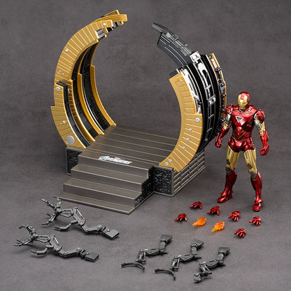 Iron Man Mark 6 with Suit-Up Gantry 1/10 – Marvel Deluxe Display Action Figure Set
