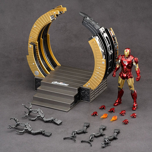 Iron Man Mark 6 with Suit-Up Gantry 1/10 – Marvel Deluxe Display Action Figure Set