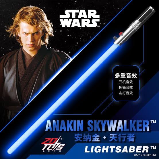 ZD Toys Star Wars Lightsaber with Light-Up Blade & Sound Effects – Multiple Characters