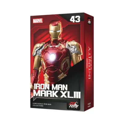Iron Man Mark 43 (MK43) Action Figure – 10cm Marvel Armor Collectible