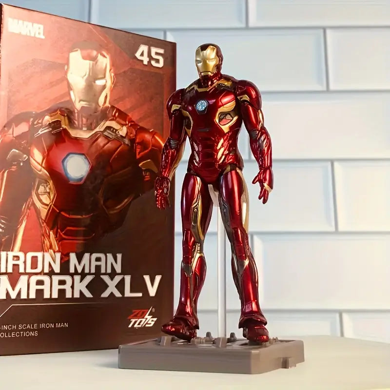 Iron Man Mark 45 (MK45) 10cm Action Figure – Marvel Avengers Armor Collectible