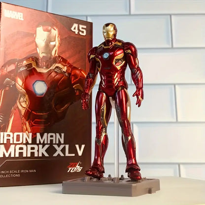 Iron Man Mark 45 (MK45) 10cm Action Figure – Marvel Avengers Armor Collectible