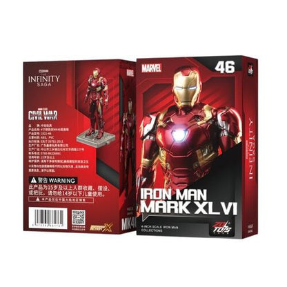 Iron Man Mark 46 (MK46) 10cm Action Figure – Civil War Marvel Armor Collectible