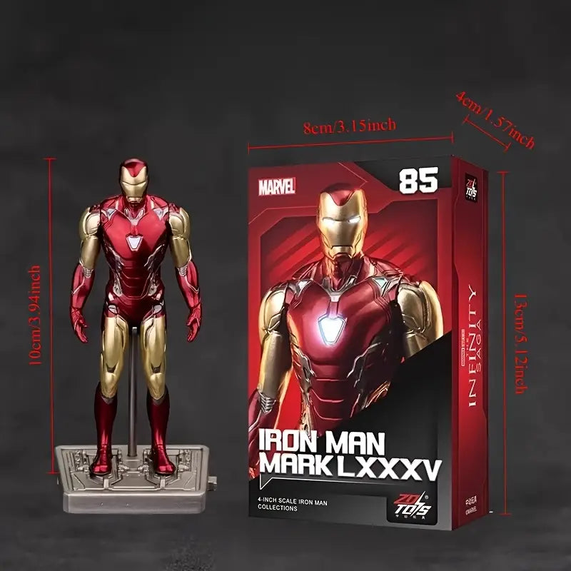 Iron Man Mark 85 (MK85) 10cm Action Figure – Avengers Endgame Collectible 4-Inch