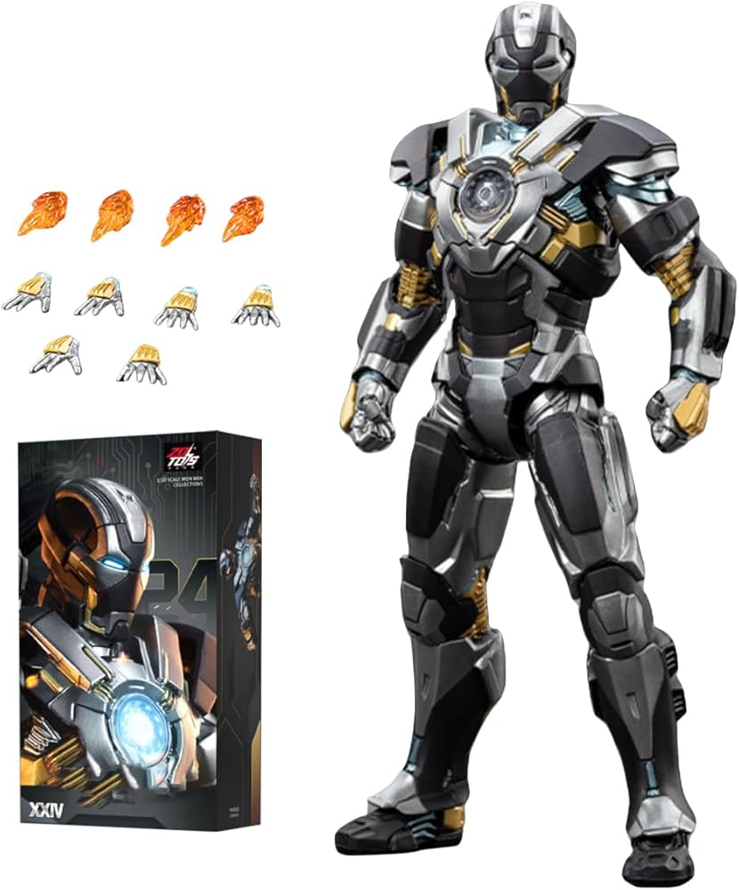 Iron Man Mark 24 (Tank) Action Figure 10cm  – Marvel Heavy Armor Collectible
