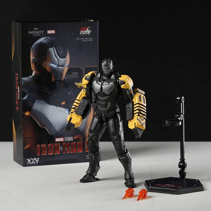 Iron Man Mark 25 (Striker) Deluxe Action Figure 10cm – Marvel Heavy Duty Armor Collectible