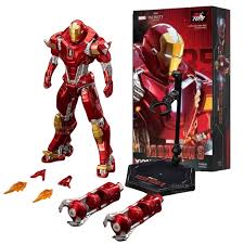 Iron Man Mark 35 (Red Snapper) Deluxe Action Figure 10cm  – Marvel Armor with Jackhammer Arms
