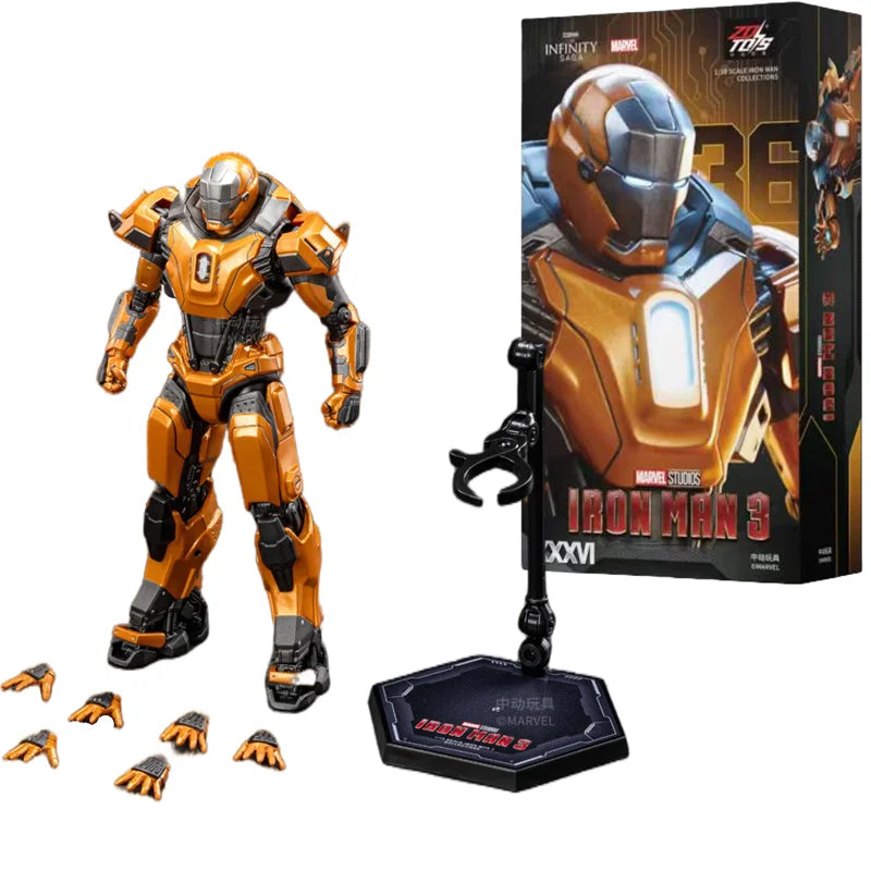 Iron Man Mark 36 Action Figure – ZD Toys Marvel 1/10 Scale Collectible