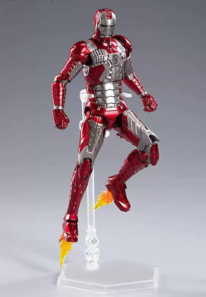 Iron Man Mark 5 Deluxe Action Figure 10cm – Marvel Suitcase Armor with Accessories