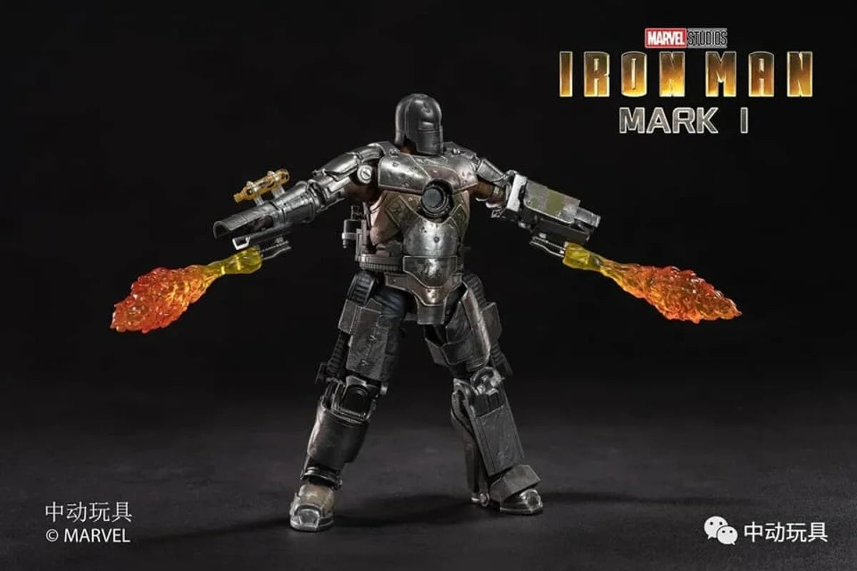 Iron Man Mark I Action Figure – ZD Toys Marvel 1/10 Scale Collectible
