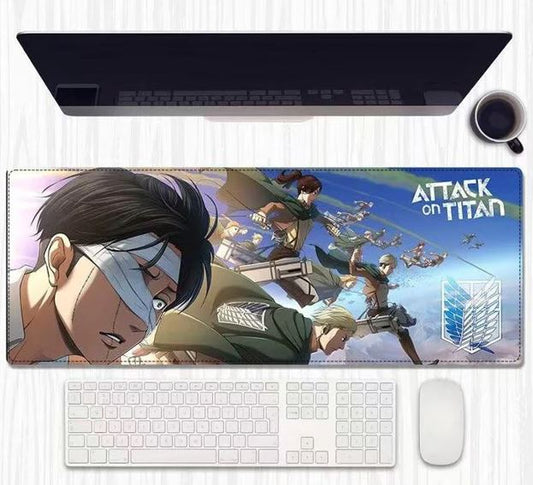 Attack on Titan Mouse Pad – XL Anime Desk Mat (Levi & Survey Corps)