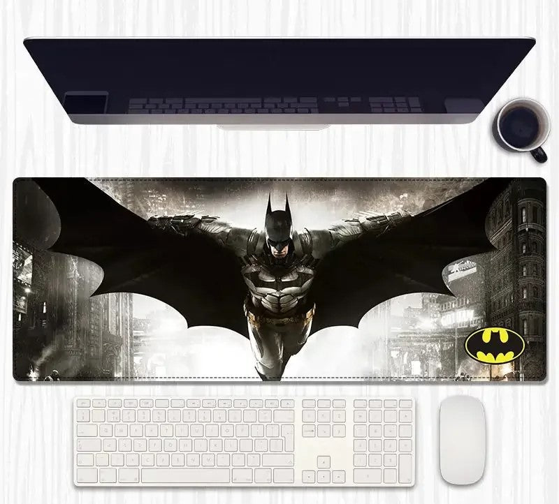 Batman Arkham Dark Knight Glider Desk Mat - Flying Wings Epic Wide Gaming Pad