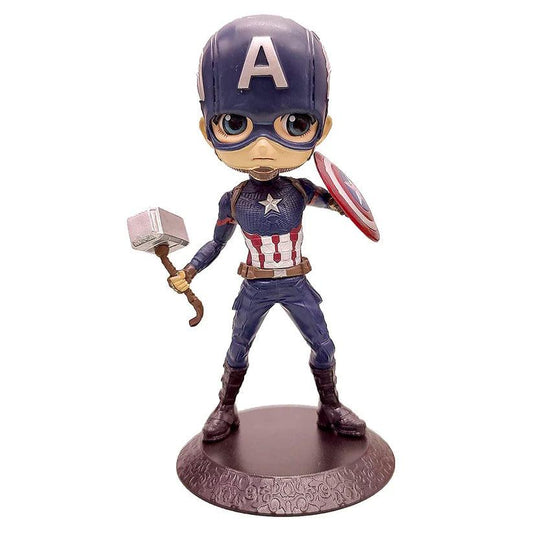 Captain America Q Posket Figurine – 15cm Superhero Collectible - Drakon Lifestyle India