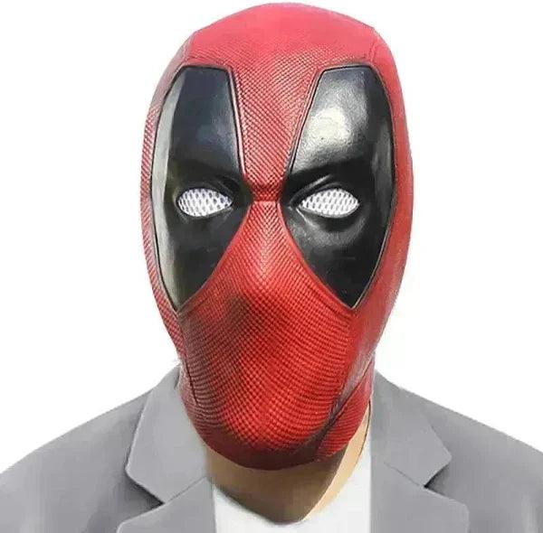 Deadpool Classic Cosplay Mask – Red & Black Superhero Face Mask