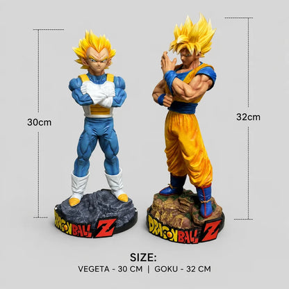 Dragon Ball Z Goku & Vegeta Super Saiyan Figures Set – 32 CM (2 PCS)