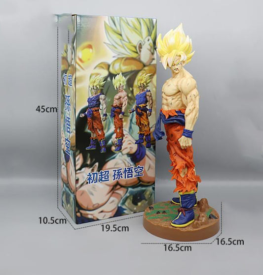 Dragon Ball Z Super Saiyan Goku 45 cm Figure with Base | DBZ Collectibles