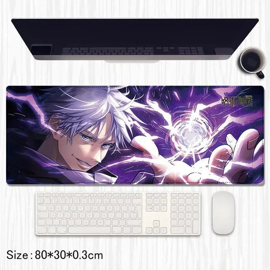 Jujutsu Kaisen Anime Extended Gaming Mouse Pad / Desk Mat – 80×30 cm - Drakon Lifestyle India