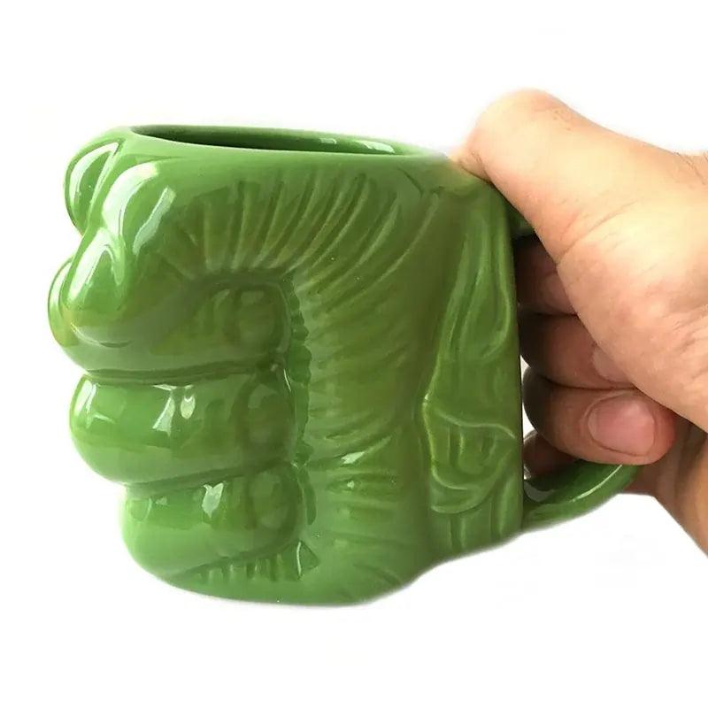Hulk 3D Fist Ceramic Mug – Superhero Coffee Cup - Drakon Lifestyle India