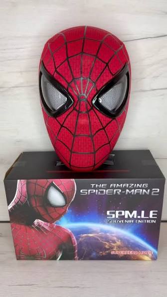 Amazing Spider-Man 2 Eyes Flicker LED Mask with Ring Remote Control