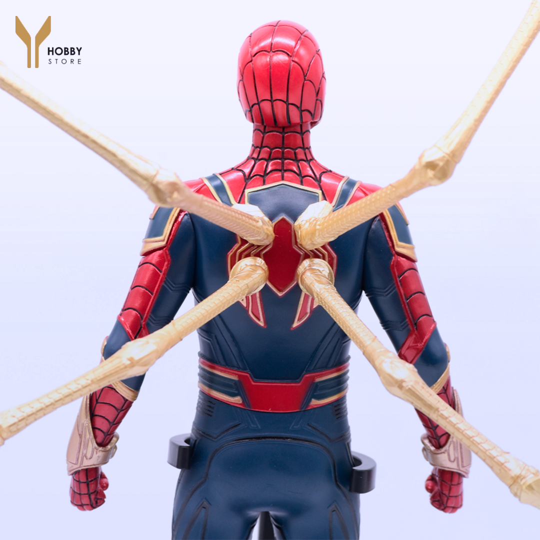Marvel Iron Spider 18 cm Scale Action Figure with Gold Spider Legs – Infinity Saga