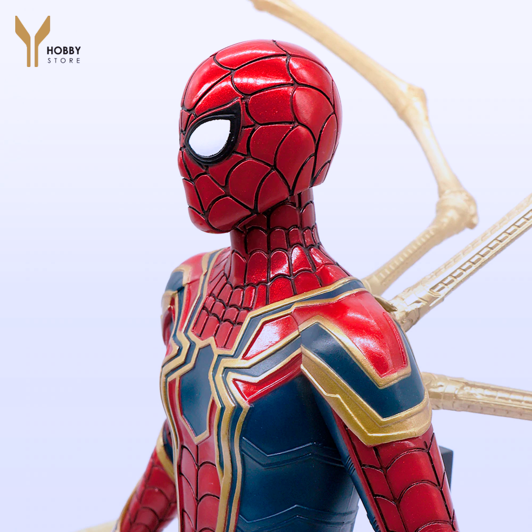 Marvel Iron Spider 18 cm Scale Action Figure with Gold Spider Legs – Infinity Saga